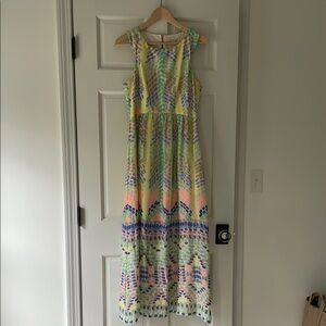 Shoshanna semi formal silk maxi dress, size 6